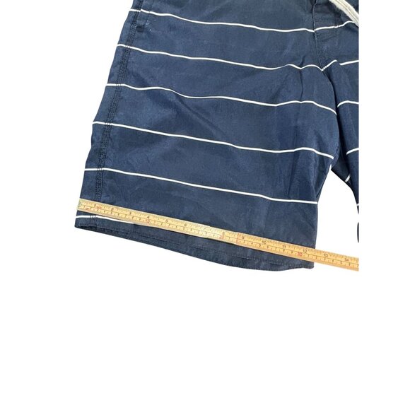 Old Navy Mens Blue & White Striped Swim Trunks - Picture 9 of 9